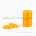 Expansión de discapas de 20 mm Discos transparentes de naranja